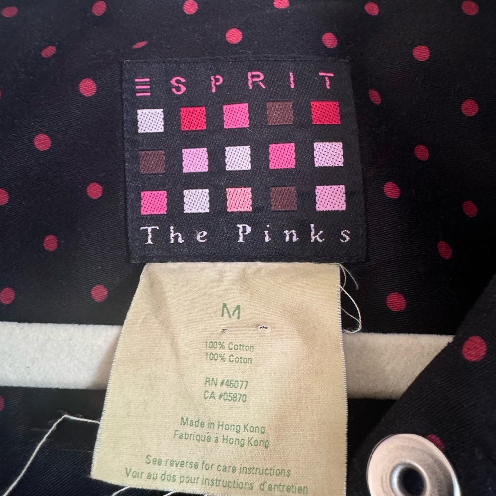 Esprit Black and Red Polka Dot Jacket - Picture 3 of 5